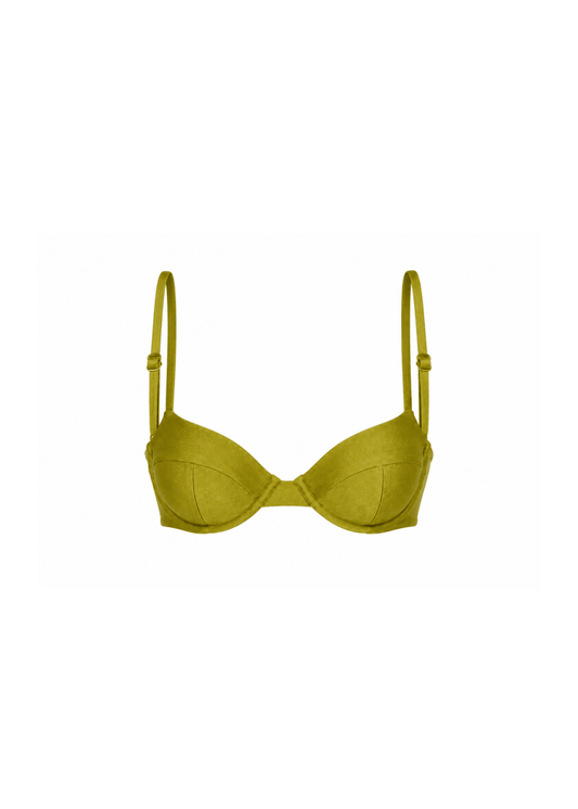 Balconette Top: Olive - Beyond SwimX-Smallbikini