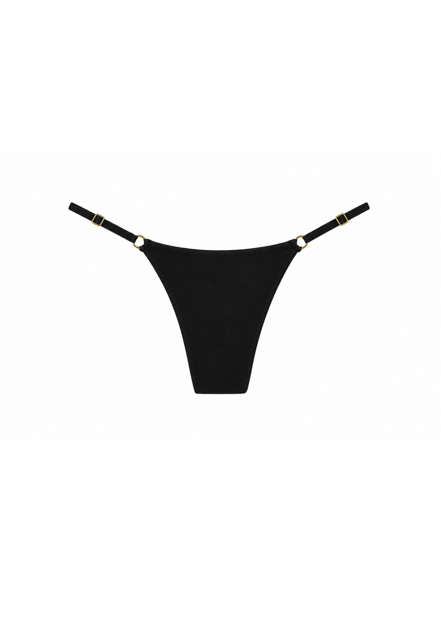Cheeky Bottom: Black (Adjustable sides) - Beyond Swim6-8bikini