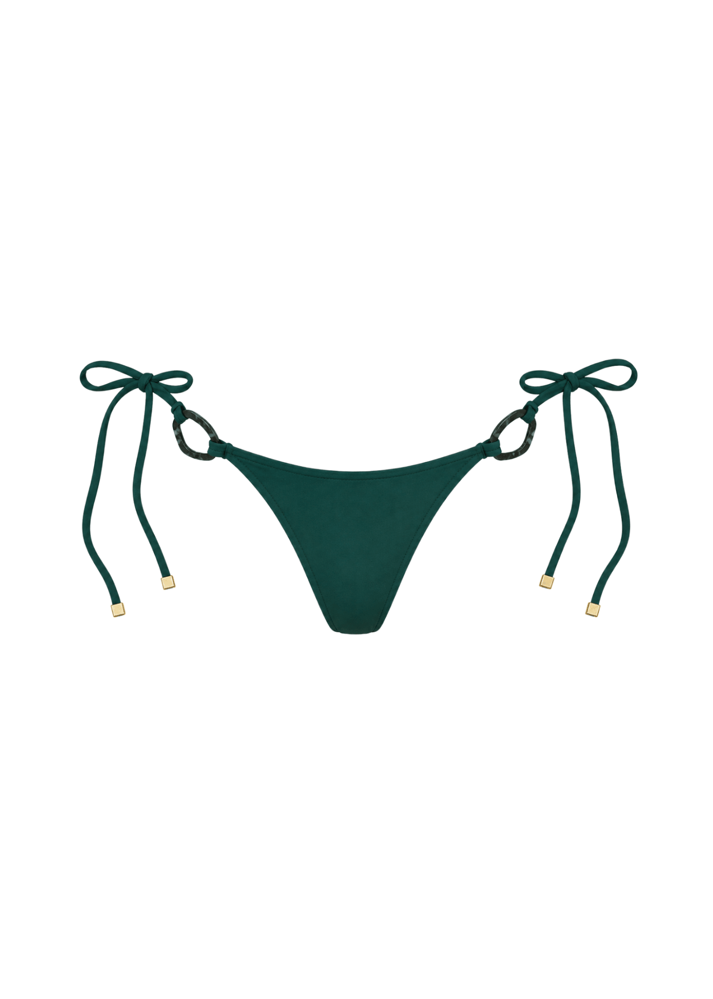 Cheeky Tie Side Bottom: Green - Beyond Swim6-8bikini