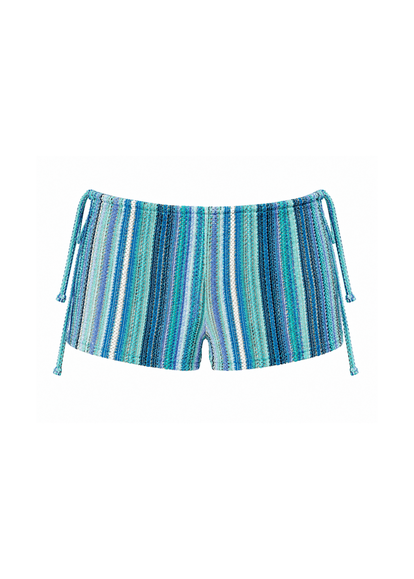 Mid-rise Shorts - Salty Stripe - Beyond SwimX-Smallbikini