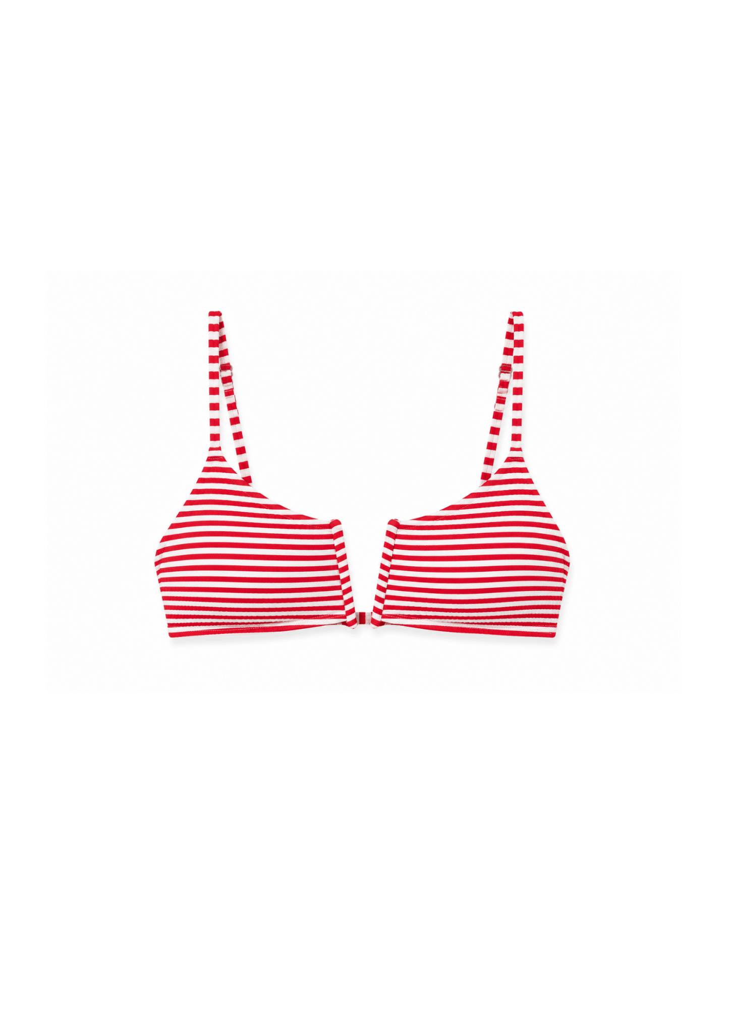 'V' Cut Bralet - Strawberry Candy - Beyond SwimSmallbikini